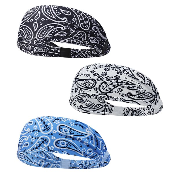 Hårband för kvinnor, marinblå, mjukt elastiskt, sommar, bohemisk stil