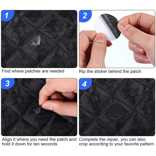 Down Jacket Repair Patches, Down Self Adhesive Patch, 1 Sheets