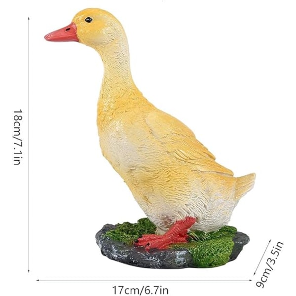 1 x Resin And Statue, Kunstig Landskabsskulptur