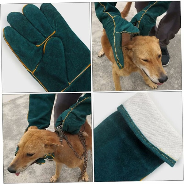 3 Par Anti-Bettshandskar Guantes Para Industrihandskar Biodlarhandskar Trädgårdshandskar Reptilskyddshandskar