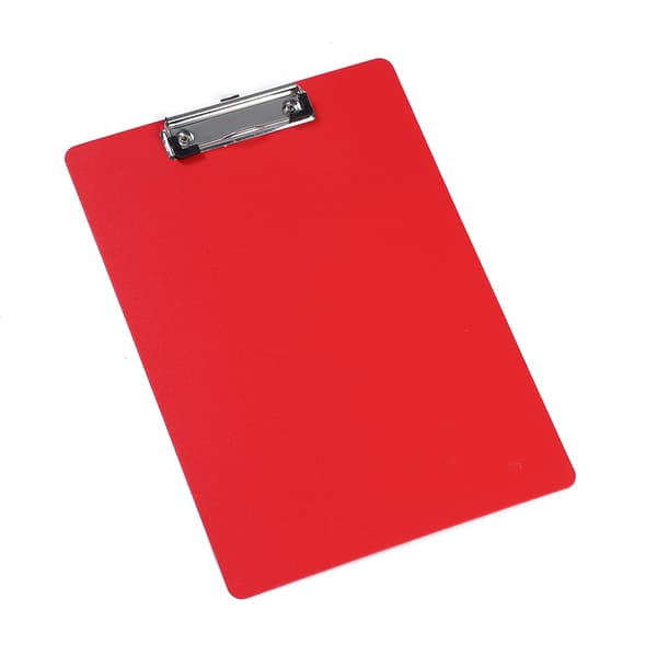 1 stk gul A4 laminert pappklippbrett