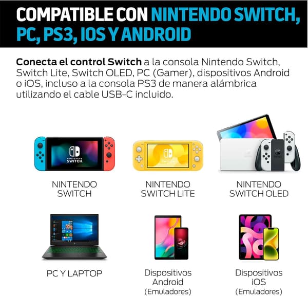 Kompatibel med Nintendo Switch-kontroller Retro Trådløs med Klassisk Design, Kompatibel med Switch, Switch Lite