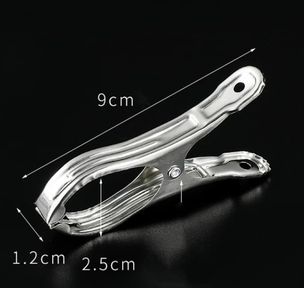 9 cm midtklips, 20 stk rustfritt stål drivhusklips,