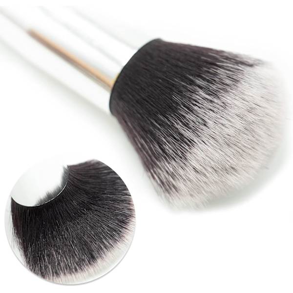 Makeupborste Foundationborste, Platt Kabukiborste Blender,