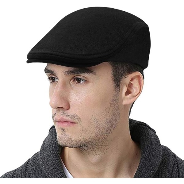 Cap för män justerbar platt vintage Lvy-hatt