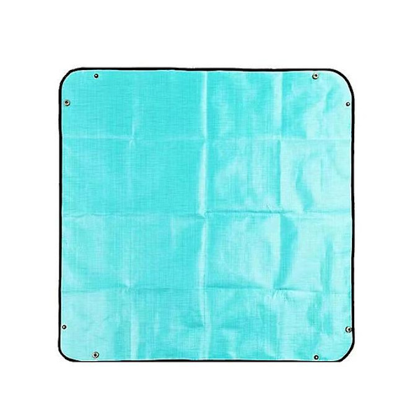 100*100CM Puutarhamatto, Kotipuutarhan Istutusmatto, Mehevät Vihreät Kasvit, Kastelu ja Maaperän Sekoittaminen, Vedenpitävä PE-Lattianvaihtoalusta