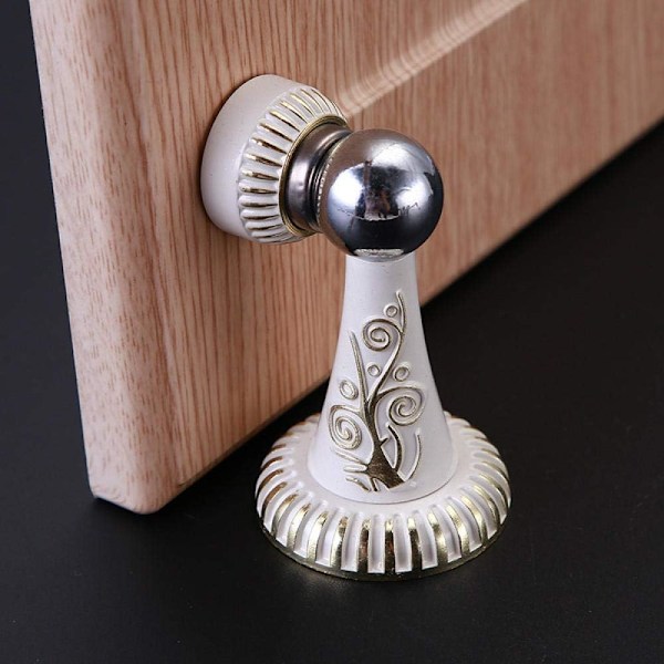 Gammel Rød Dørstopper 1 Pakke Retro Sterk Magnetisk Sink Legering Dørstopper Husholdningsvegg Utskåret Dørnøkkel Dørstopper Tiltrekker