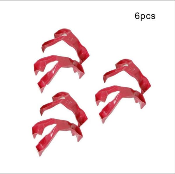 6 stk mini fingerholder grillklips fingerrensing varme