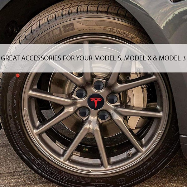 4st Tes-la Model 3 Model S Model X Hjulnavkapslar, Hjulkapslar