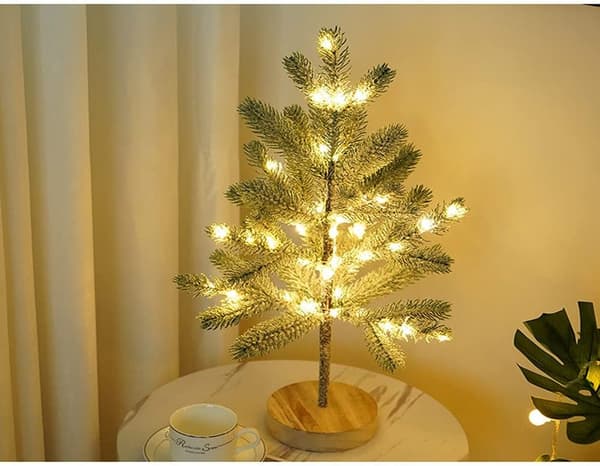 1 stk Julestjernelys med 50 LED-lys, 55 cm høyde