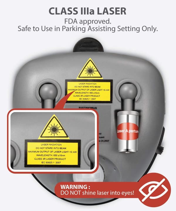 Dubbel Laser Garage Parkeringshjälp System, 1-pack