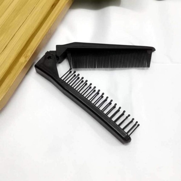 Plastic Folding Hair Brushes for Travel - 20.5 x 2.3 cm -