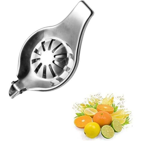 1 manuel citronpresser, manuel limepresser, rustfrit stål