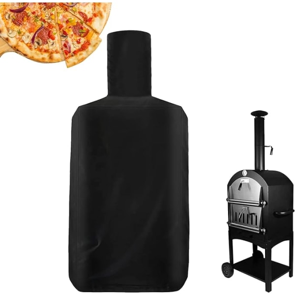 Pizza Ugnsskydd (Svart, 160*68*63cm), Utomhus Pizza Ugn