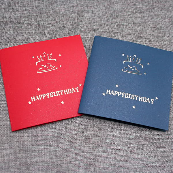 Gratulasjonskortgave, 3D pop-up gratulasjonskort, DIY
