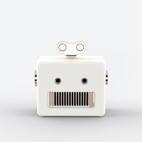 1 st Bluetooth högtalare Mini Cute Robot Bärbar Trådlös