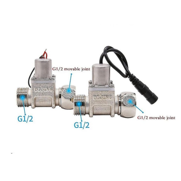 Solenoidventil 1/2 tommers DC4.5v Vannkontroll - Vanlig linje