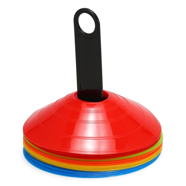 25 stk Disc Cone Set Multi Sport Trening Space Cones med Stativ H