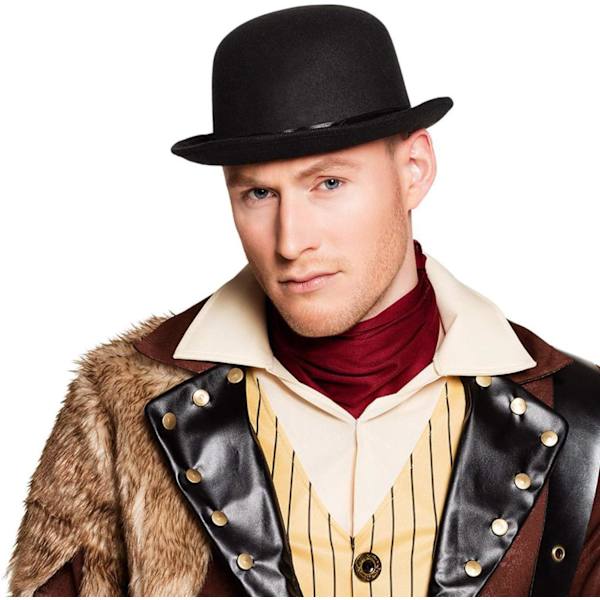 Bowlerhatt, for voksne, Hatt, Hodeplagg, Kostyme, Karneval, Tema