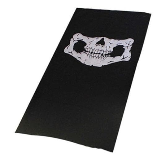 Sort Sømløs Multifunktionel Magic Scarf Varmt Ridemaske