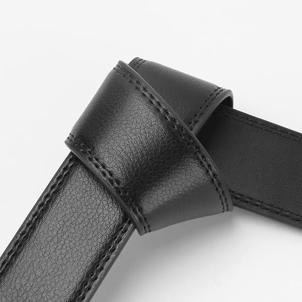 Herrarmband, Herrar Läderbälte med Automatisk Spänne