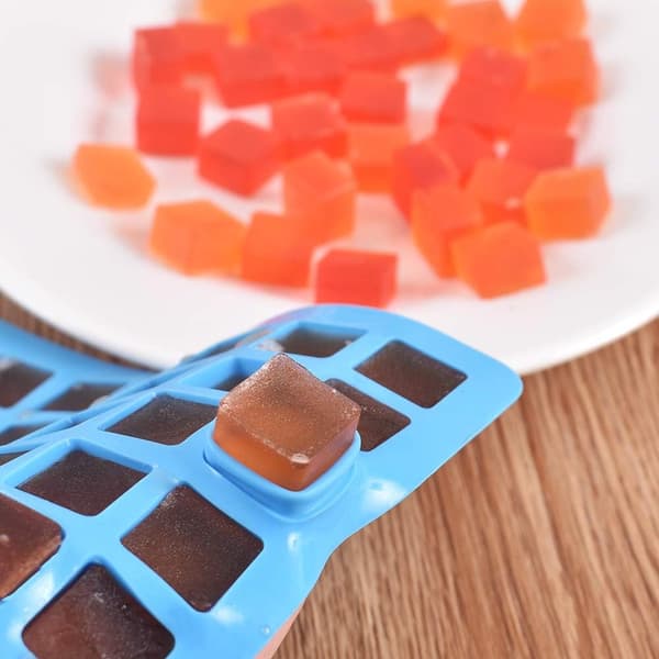 3 Pak 126 Hulrum Firkantede Silikonforme til Chokolade