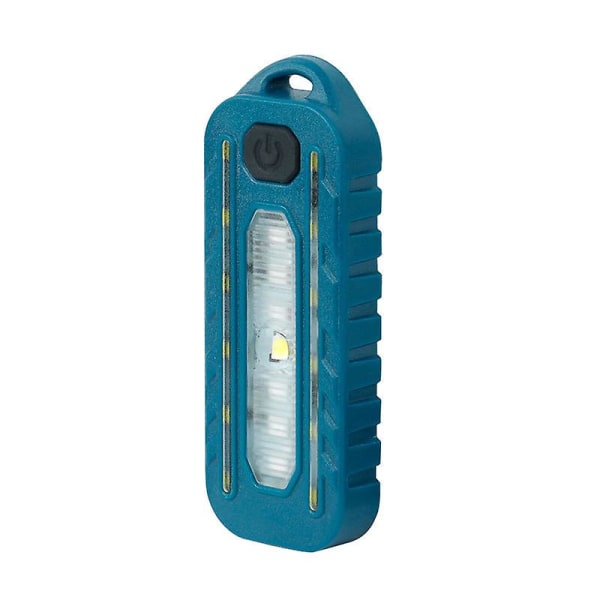 Blå sykkellys, oppladbar LED-front- og baklys, vanntett og støtsikker kraftige lamper, hjelmlamper, for MTB-syklist, barnevogn, camping, sparkesykkel