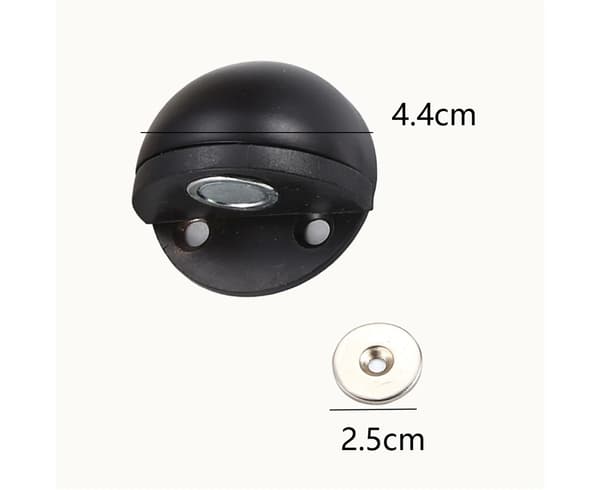 2-pakks dørstoppere, magnetisk dørstopper, moderne gulvmontering