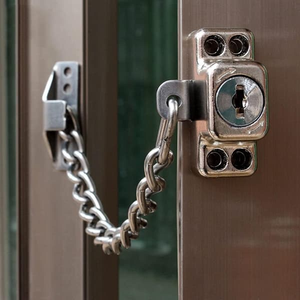1 stk Kædevindueslås/Vindueskædelås stålhardware
