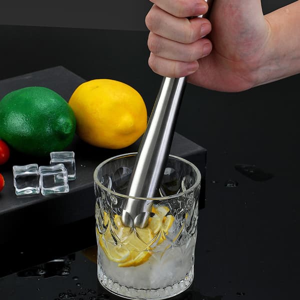 Cocktail Muddler i Rustfrit Stål, Cocktailomrører Citron Bar