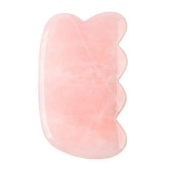 Natural Rose Quartz Massage Stone - Facial Spa Tool