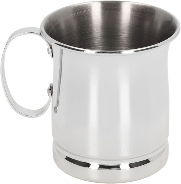 1 st (Klassisk Silver) Rostfritt Stål Cocktailmugg, 400ML, Håller