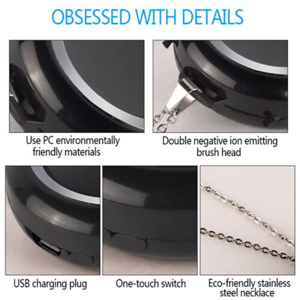 1pcs Mini charging personal air purifier with necklace portable