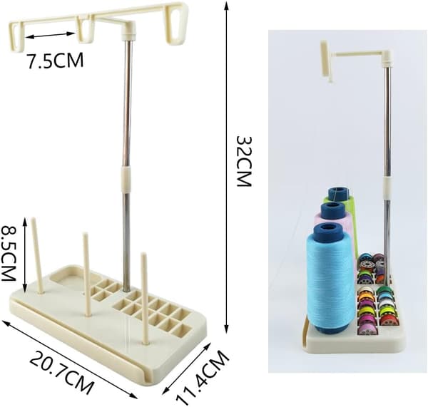 1 Sett Trådholder, Plast Sytrådholder