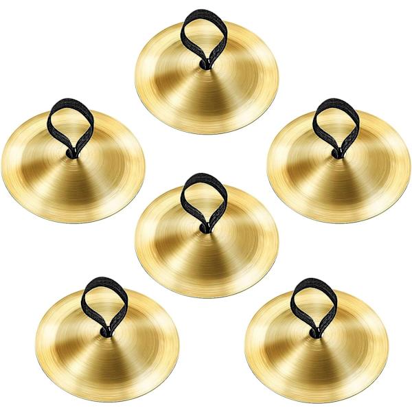 6 stk. Percussion instrument Orff ren kobber undervisningshjælpemidler