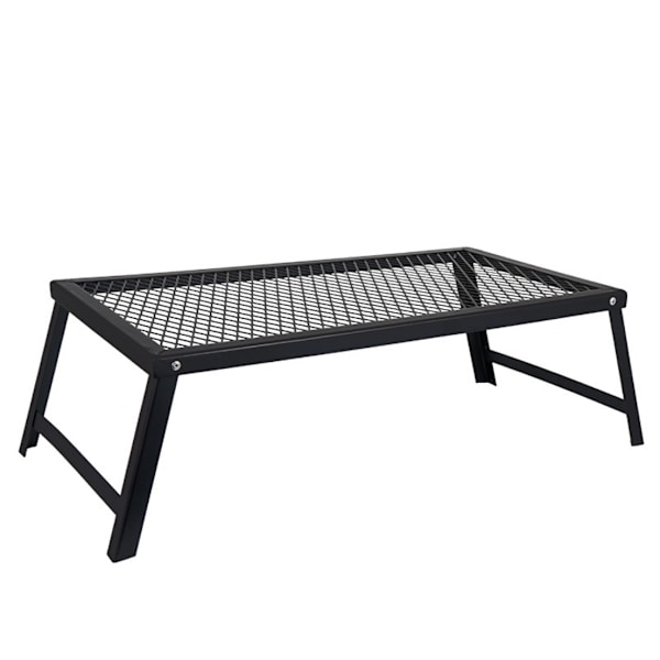 Fällbart bord för utomhuspicknick, camping och grill, järn nätbord
