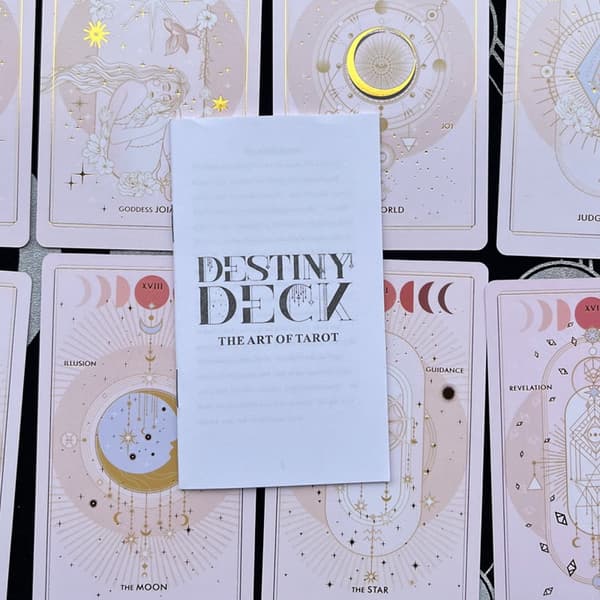 78stk Destiny Decks Tarotkort Engelsk Spådom Profeti Tarot