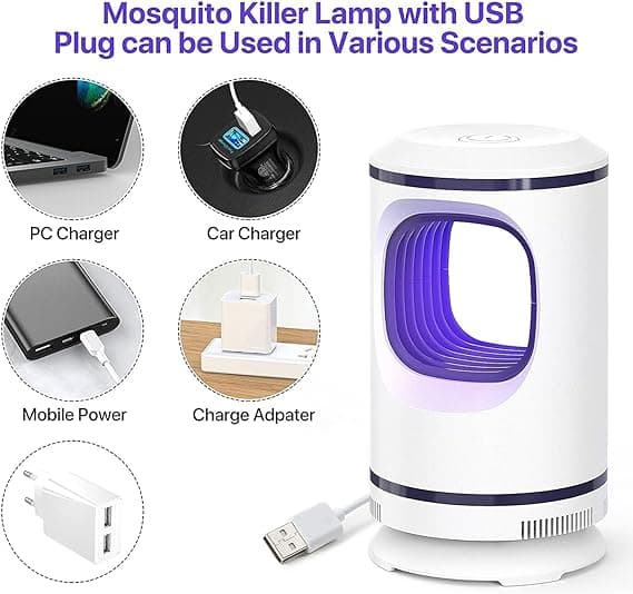 1 st Fly Killer Myggfångare USB Elektrisk Fly Killer