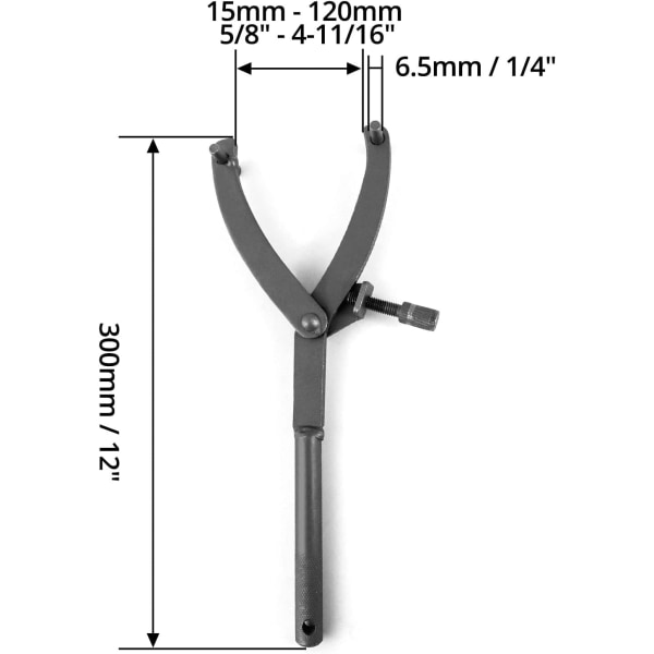 1 st 30CM Y-formad svänghjulsnyckel skoterbältesskiva magneto