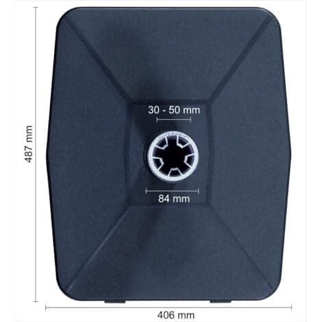 Parasolfötter, Antracit, Grå ca 40kg