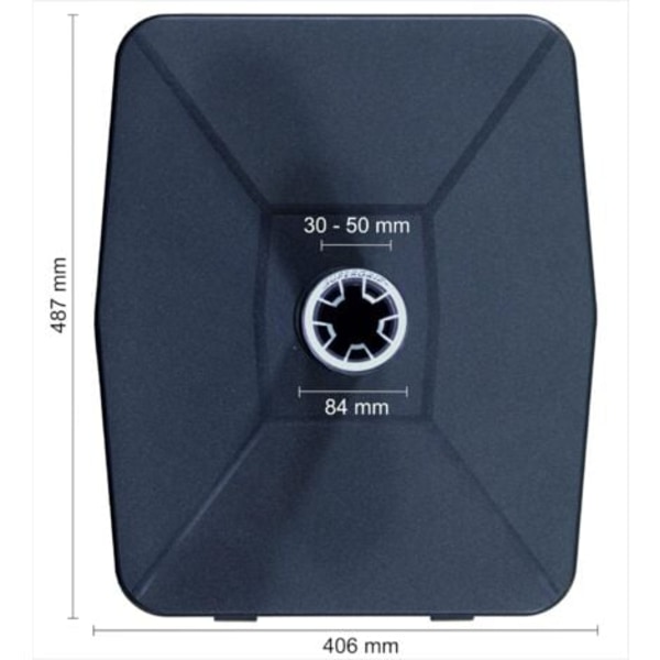 Parasolføtter, Antrasitt, Grå ca. 40kg