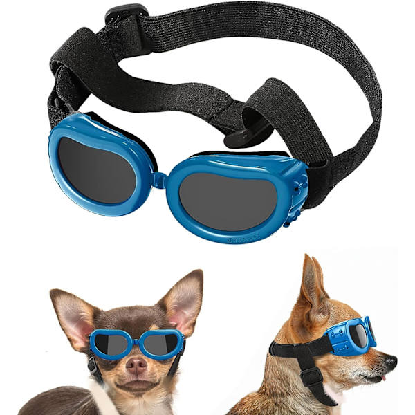 Hundebriller, Justerbare Solbriller til kæledyr, Anti-UV Støvsikre