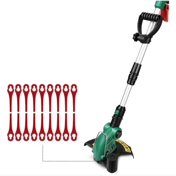 100 stk. udskiftningsplastblade til snore trimmer plæneklipper B
