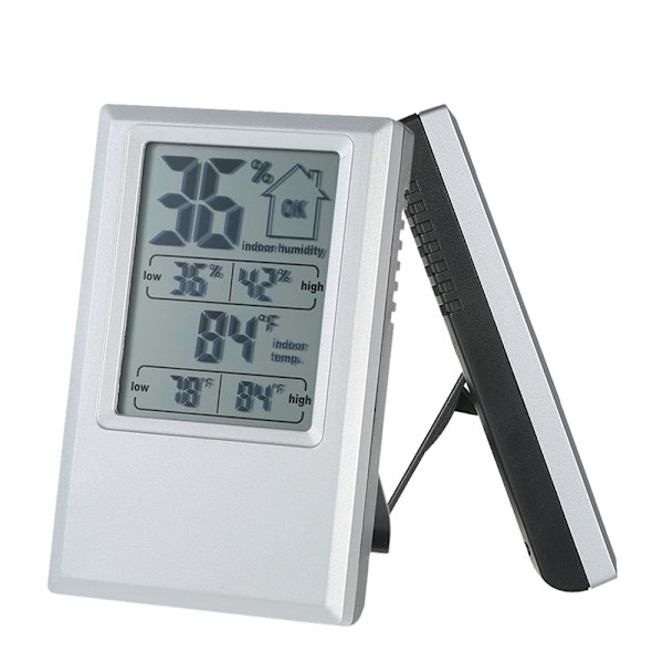 °C/°F Digital Termometer Hygrometer Inomhustemperatur Fuktighet