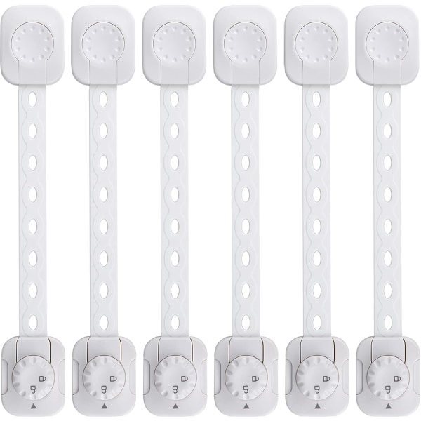 Baby Safety Lock(Improved), Set of 6 Child/Baby Cupboard Locking