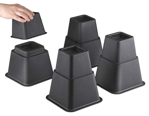 Sengefod, Heavy Duty, Sæt af 8, Plastik