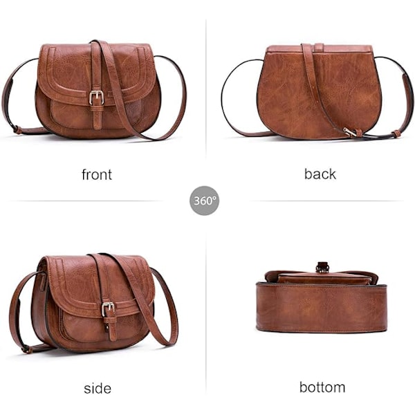 1 stk Skulderveske for Kvinner, Liten Satchel og Skulderveske