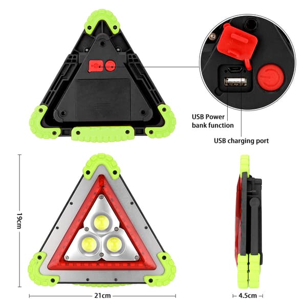 1 stk. multifunktionel LED trafikadvarselslys konstruktion