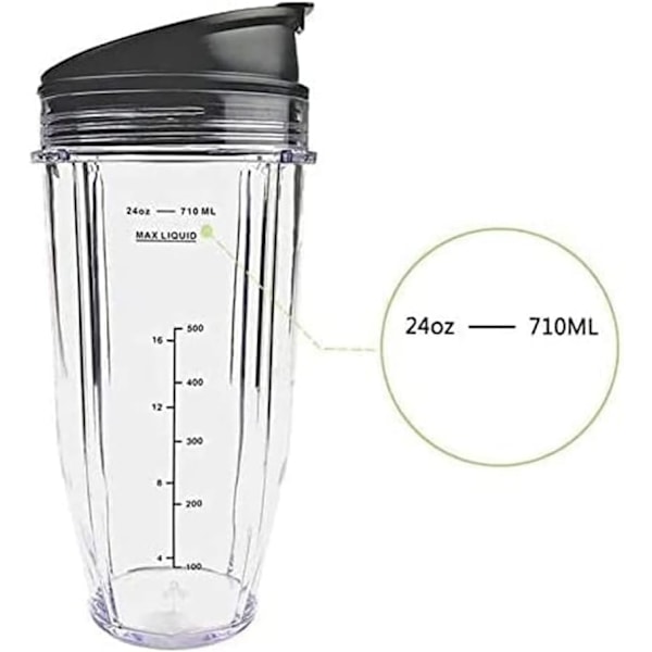 Reservebegerer kompatible med Ninja BN401, BN701, SS101, BN400, BN800, BN801 Blender