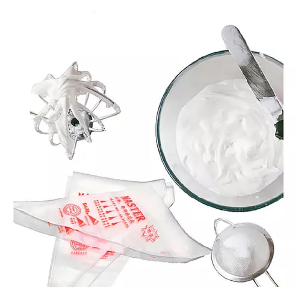 Aleissi 100 Engangs Sprøyteposer for Baking 24cm eller 10 tommer